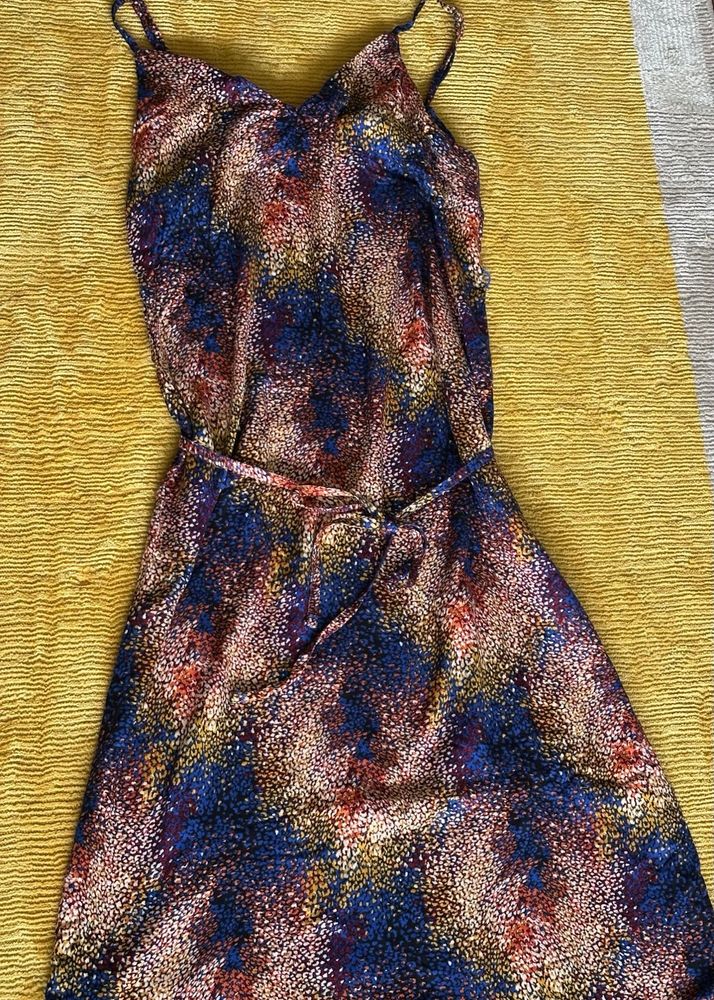 Colorful Print Summer Dress