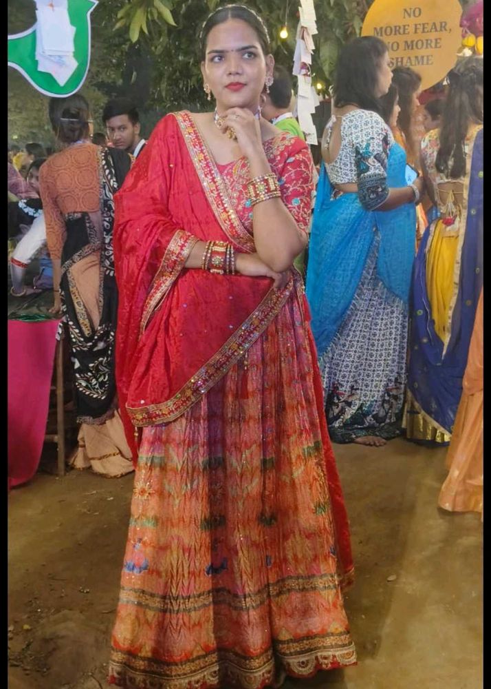 New Lahenga Choli One Time Used