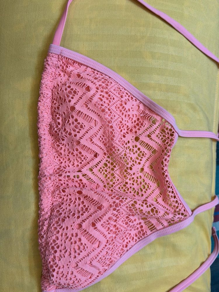 Halter Neck Tie Up Beach Top