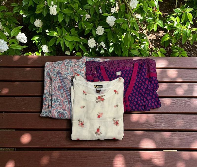 Set Of Three Kurtis