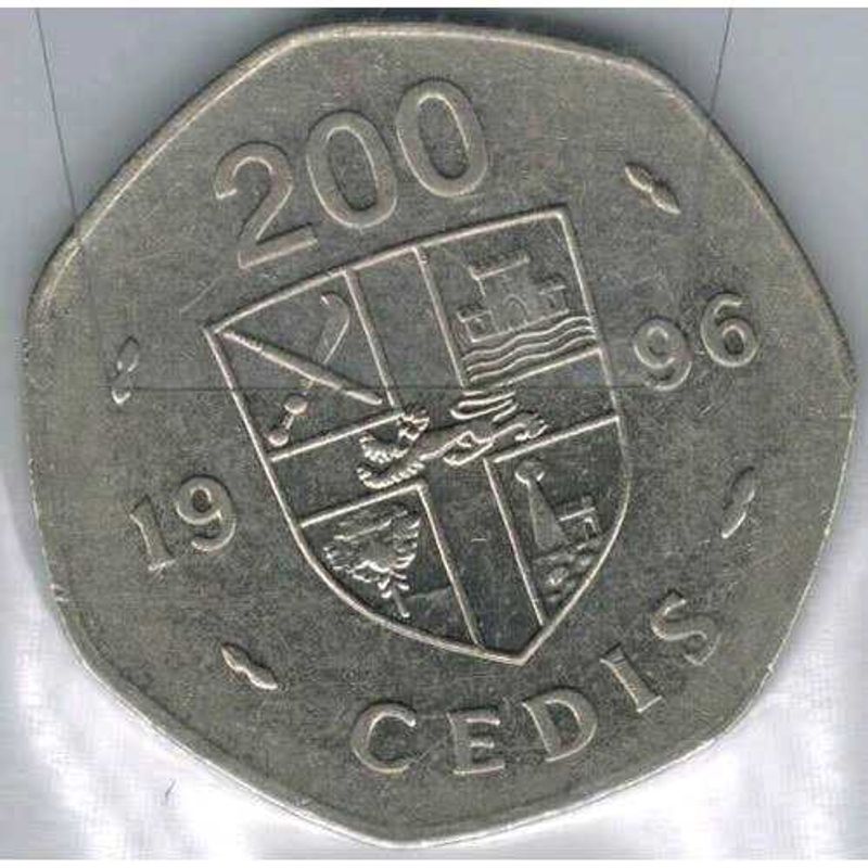 Ghana 200 Cedids 1986