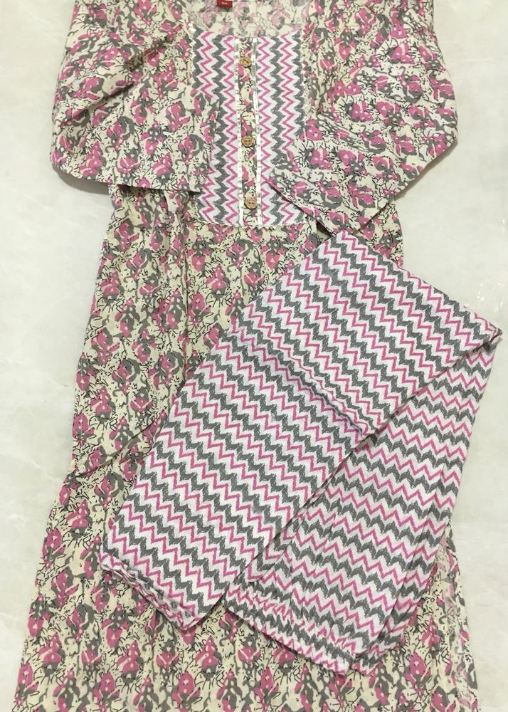 Brand New Cotton Kurta Set