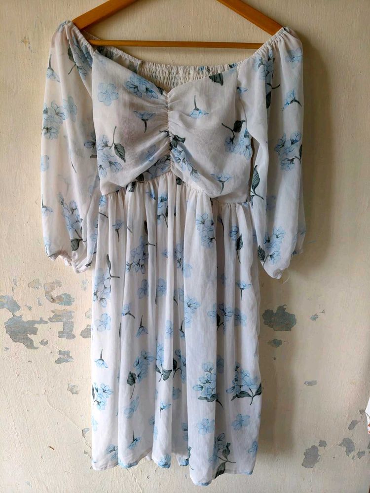 Floral Chiffon Dress