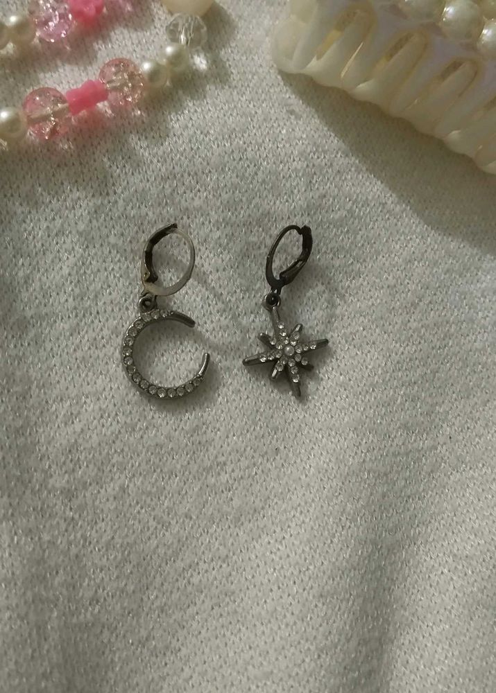 Celestial Mismatched Earrings