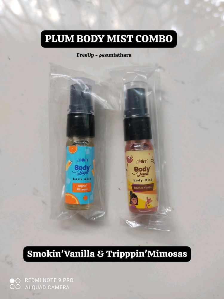 PLUM Body Mist Smokin vanilla And Trippin Mimosas