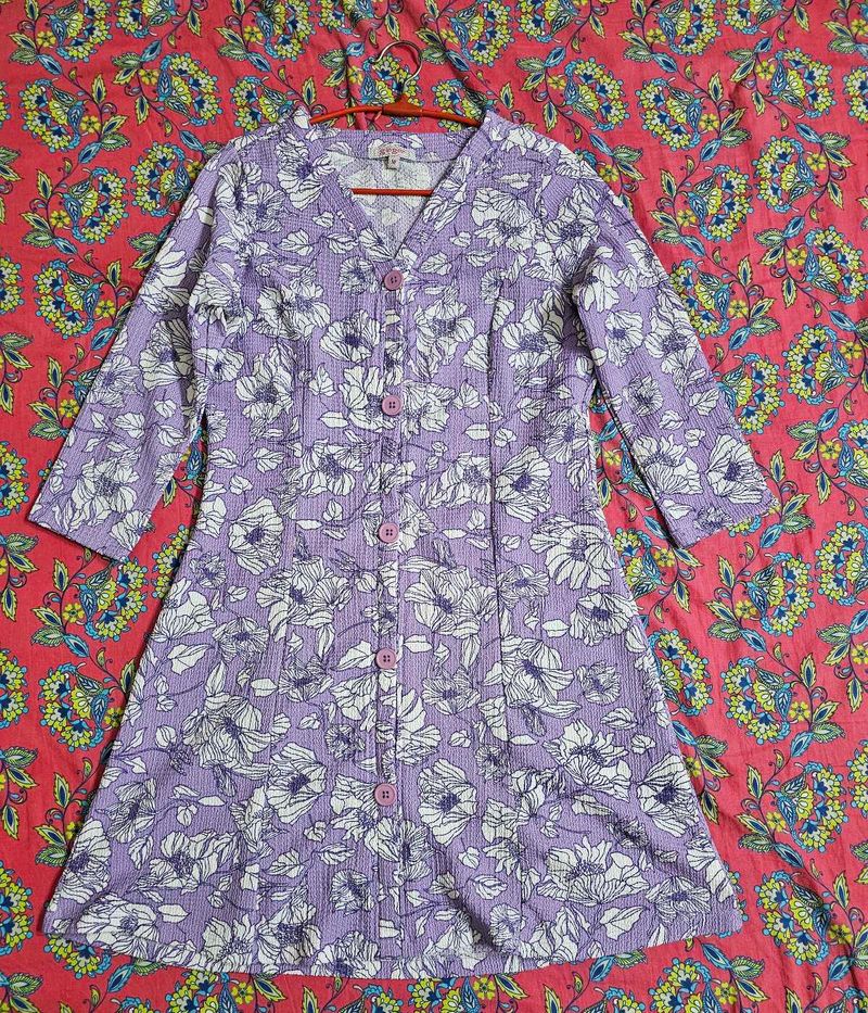 Floral Lavender Dress medium size