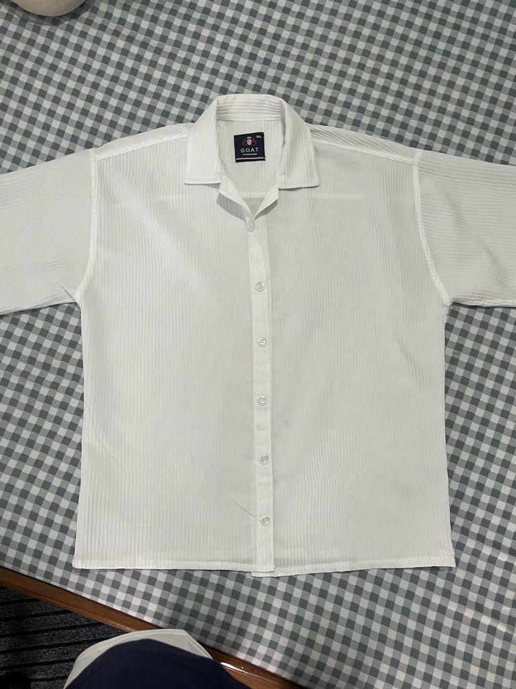 White Striped Shirt