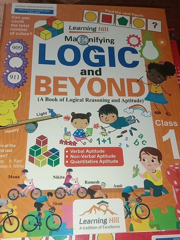 Logical Reasoning And Aptitude Book For Class 1
