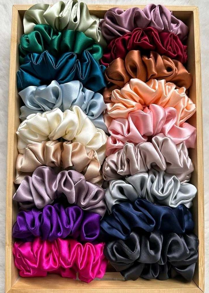Satin Scrunchie Hair Tie Collection