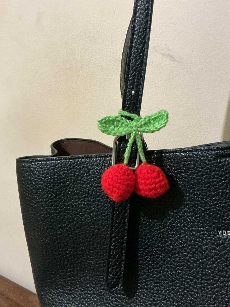 Cute Cherry Bag Charm/keychain