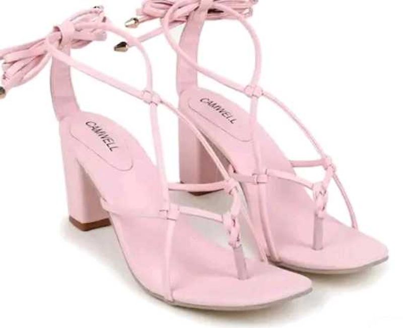 cutestt tie up Pink Heels