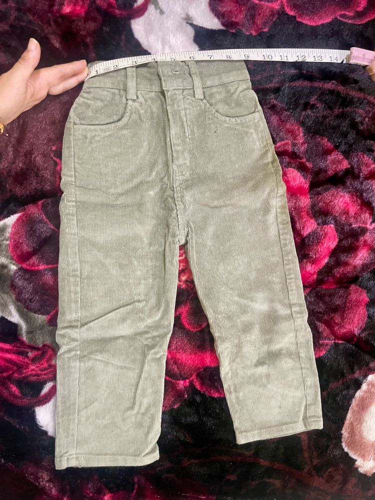 Cute Kids Corduroy Pants
