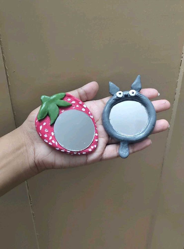 Clay Pocket Mirrors ✨🪞🍓