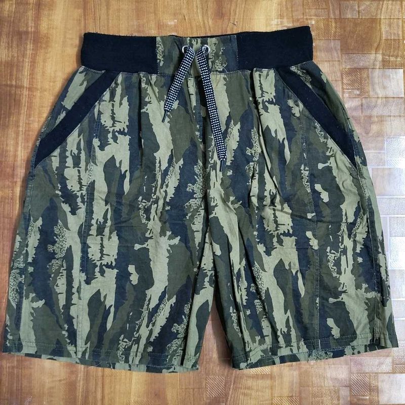 Camo Print Shorts