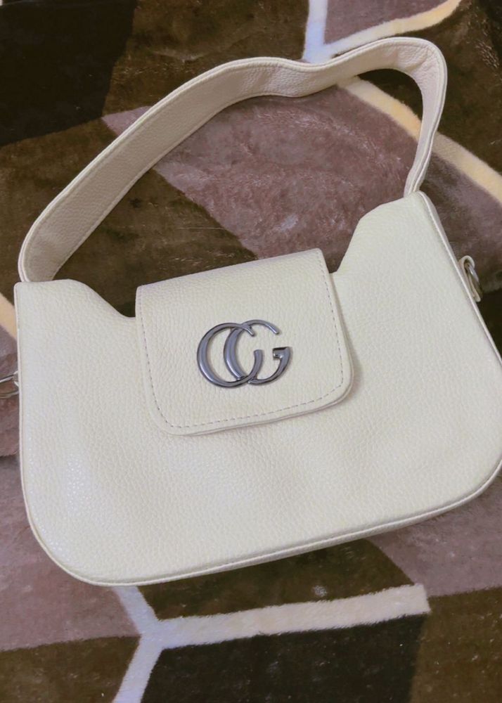 Cream Handbag