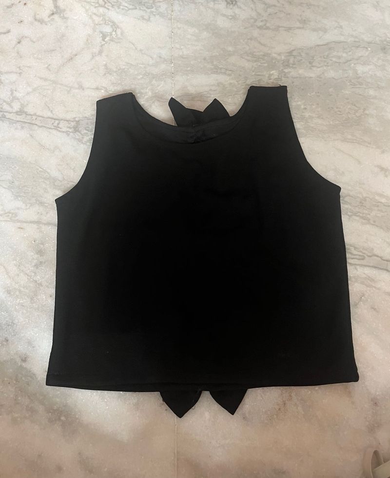 Cute Back Bow Top