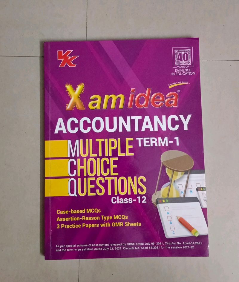 Class 12 Accountancy MCQs Xam Idea