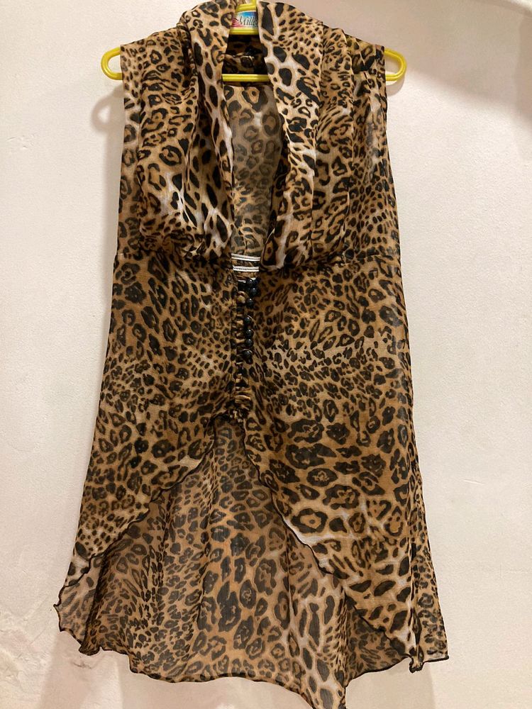 Cheetah Print Shrug