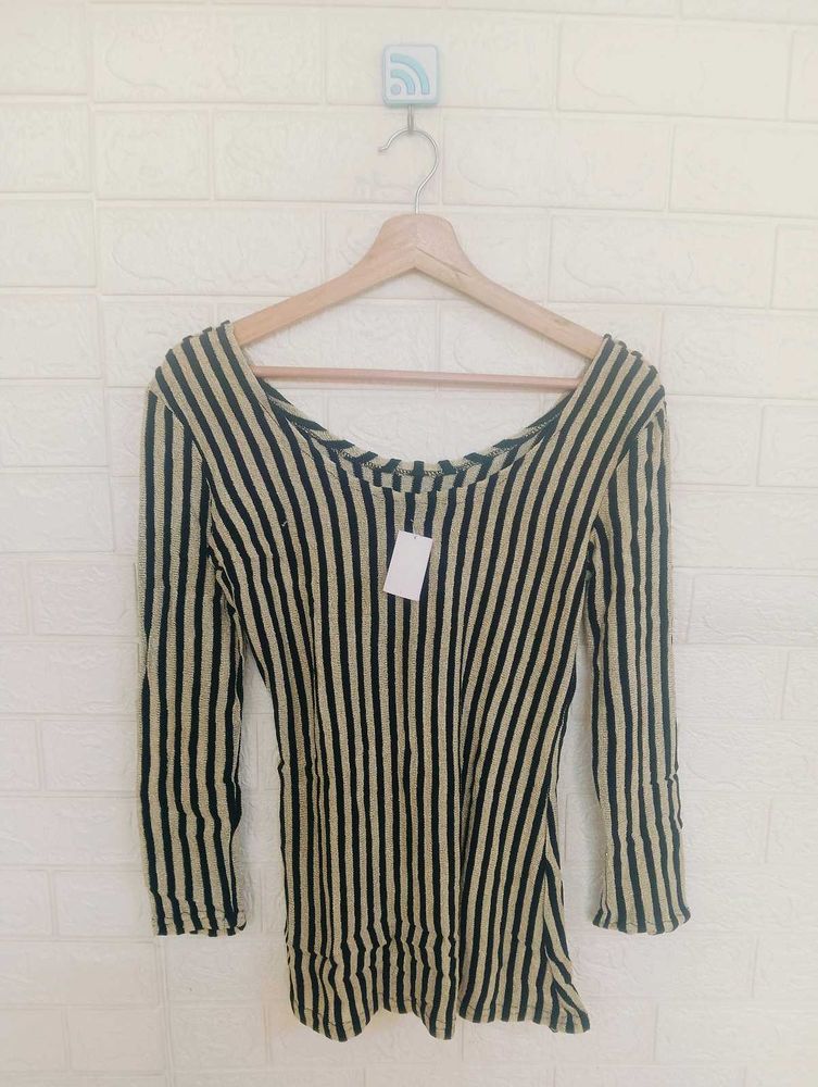 Striped Long Sleeve Top