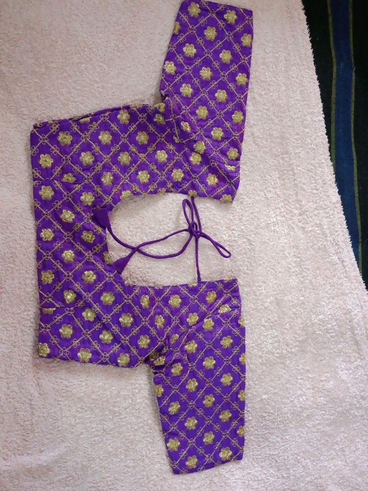 Purple 💜 Colour Blouse, No Tag But New One
