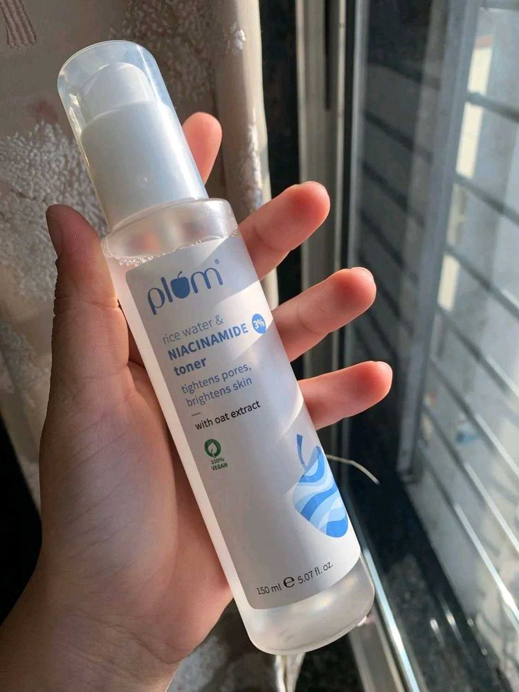 Plum Rice Water &amp; Niacinamide Toner (150 ml)