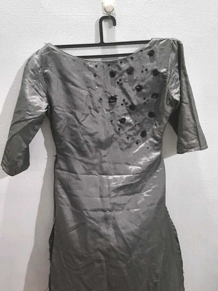 Grey Colour Kurti