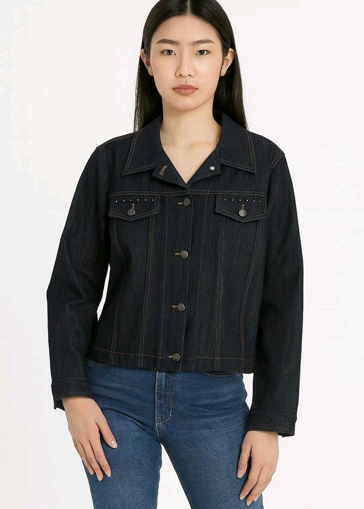 Vintage Embellished Denim Jacket