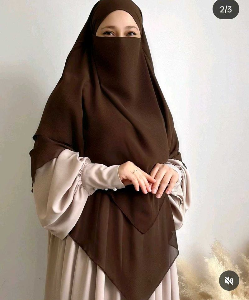 IMPORTED KHIMAR WITH NAQAB
