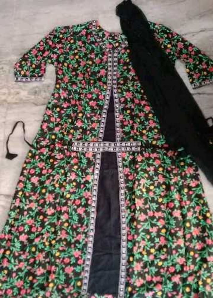 Floral Embroidered Gown