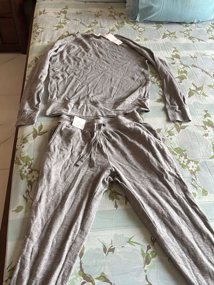 Grey Loungewear Set - Marks &amp; Spensers