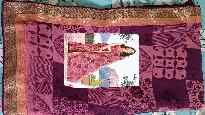 New Georgette Saree.