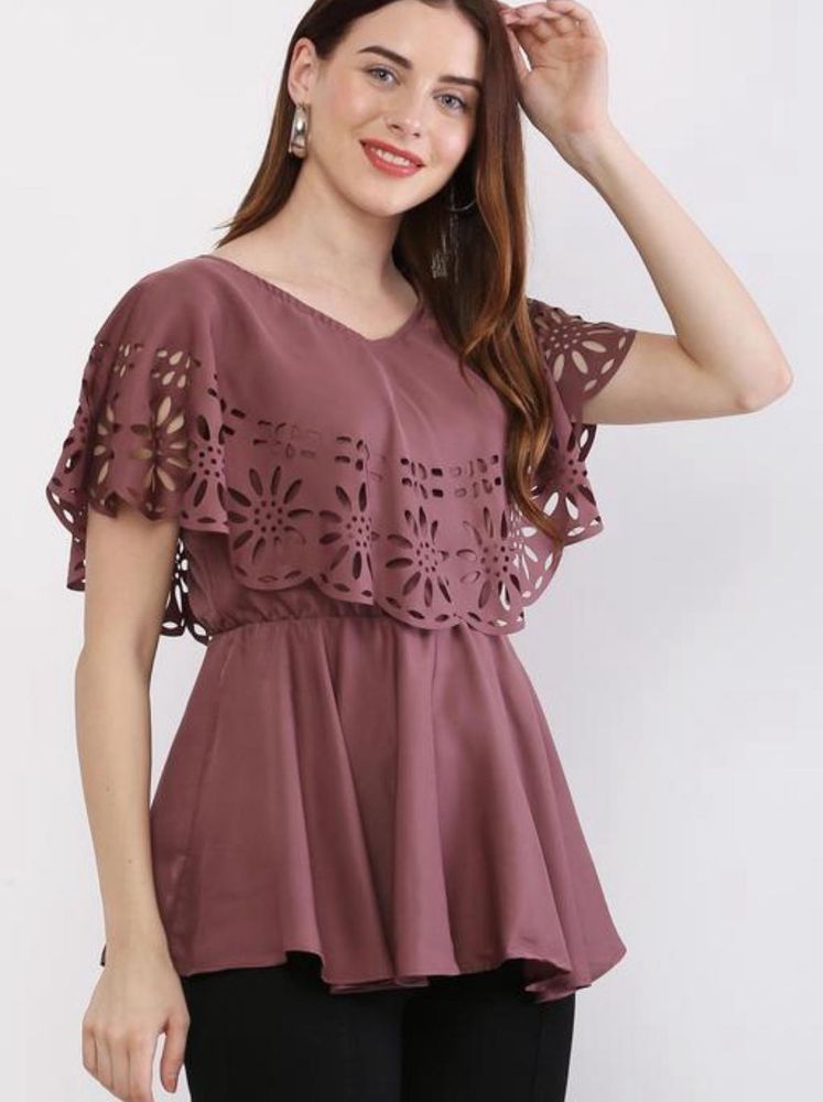 Indaisy Women&#39;s Cut WorkFashionable Trendy Falared