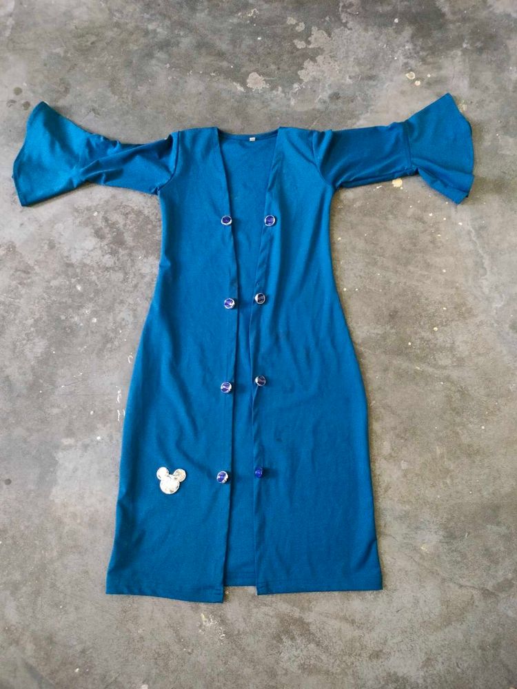 Blue Shrug For Girls