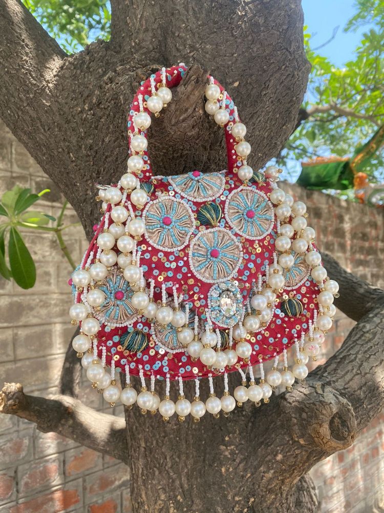 Embroidered Clutch
