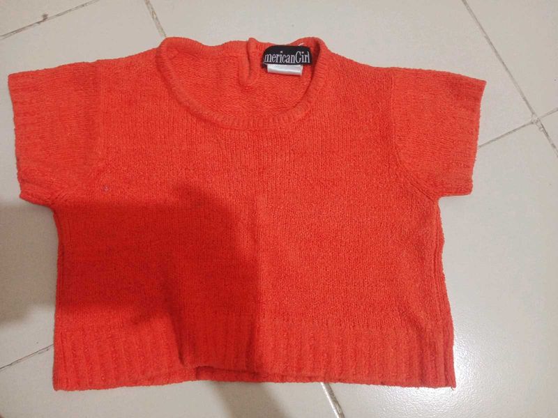 Orange Crop Top