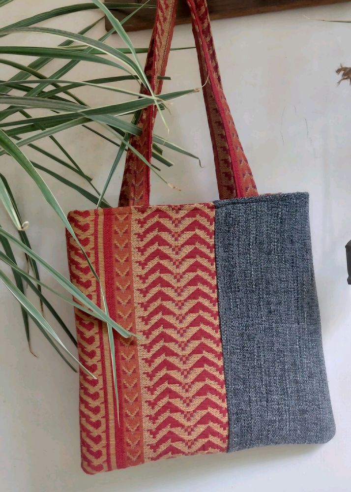 Handmade Crafted &amp; Woven Tote Bag