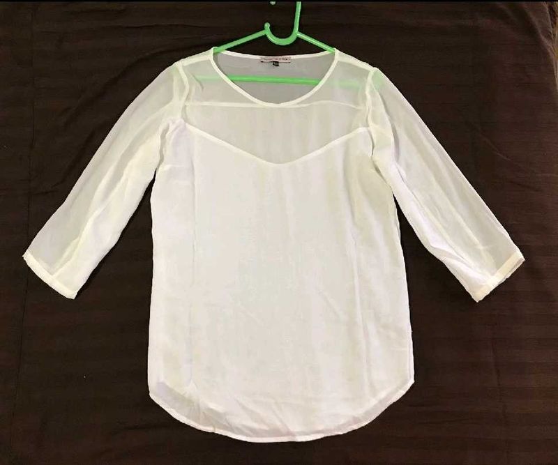 White Sheer Top