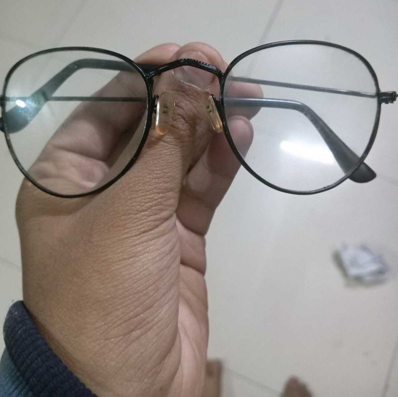 Stylish Round Shaped Glasses (Free Size) - Trendy