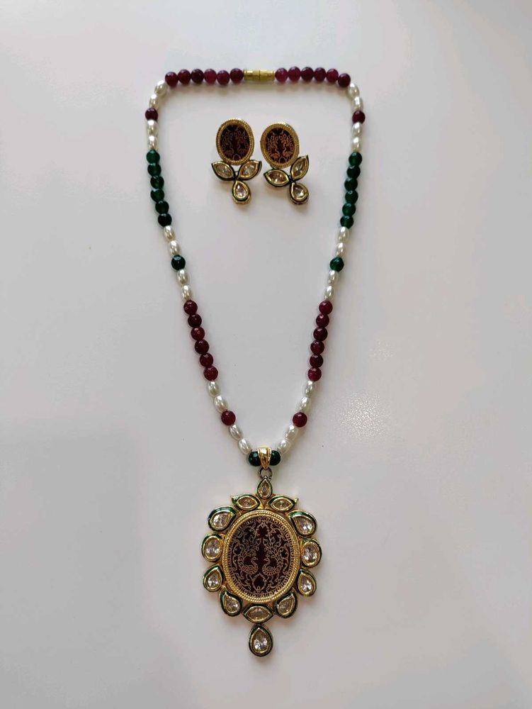 Polki Necklace Set