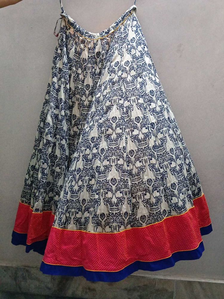 Patterned Maxi Skirt