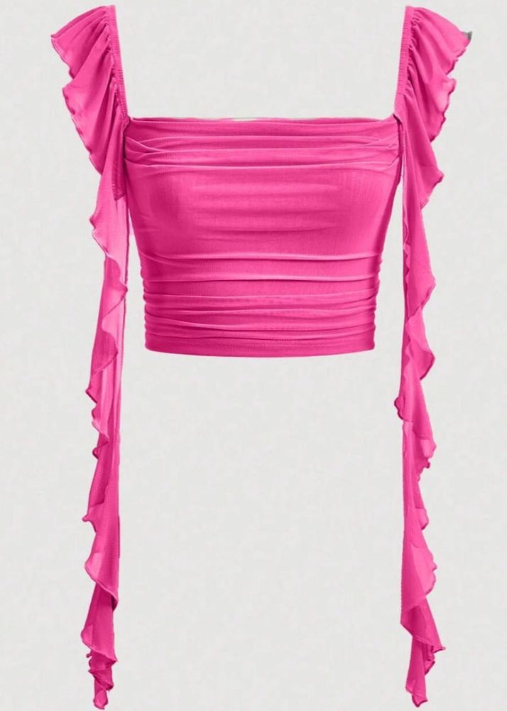 Partywear Top With Fringes