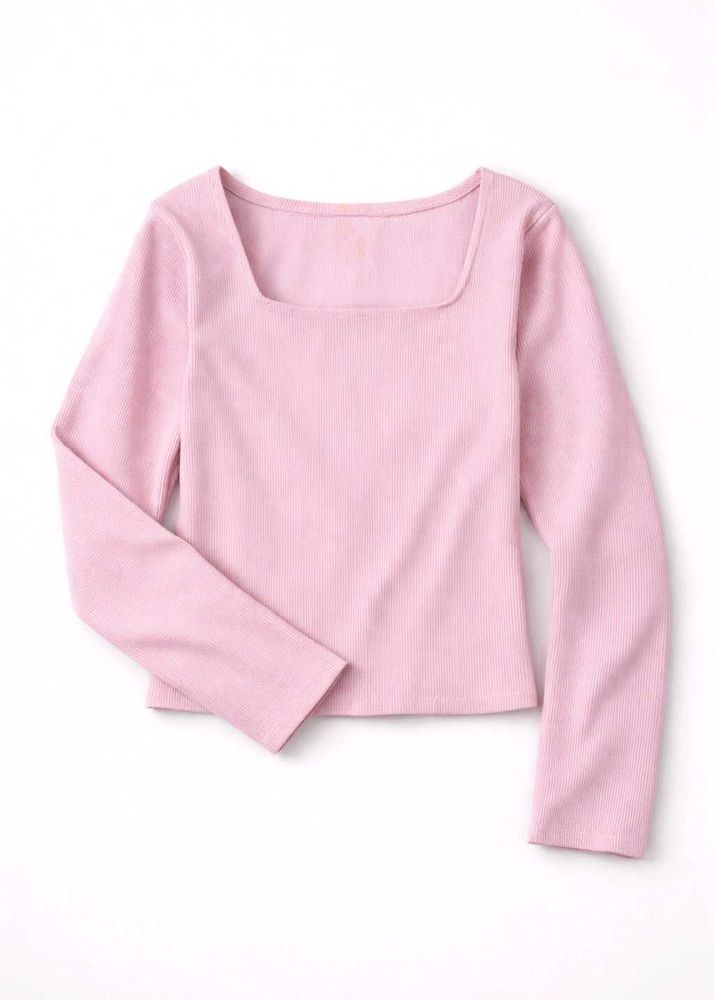 Pink Long Sleeve Top