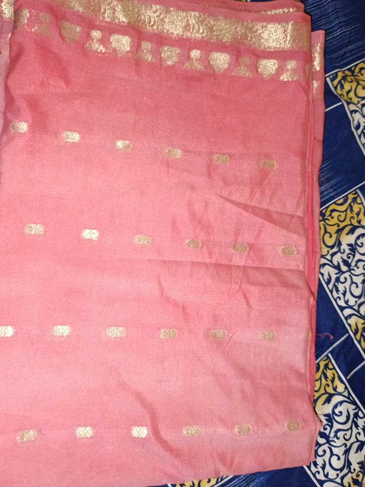 Silk Saree With Bodar