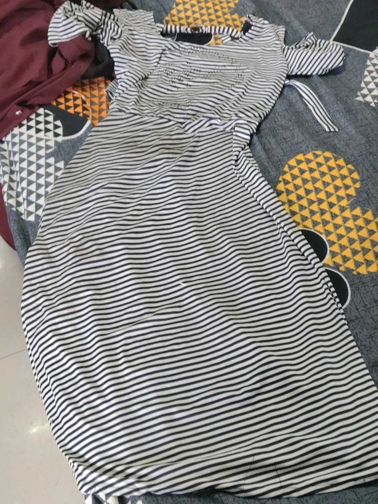 Striped Casual Dress