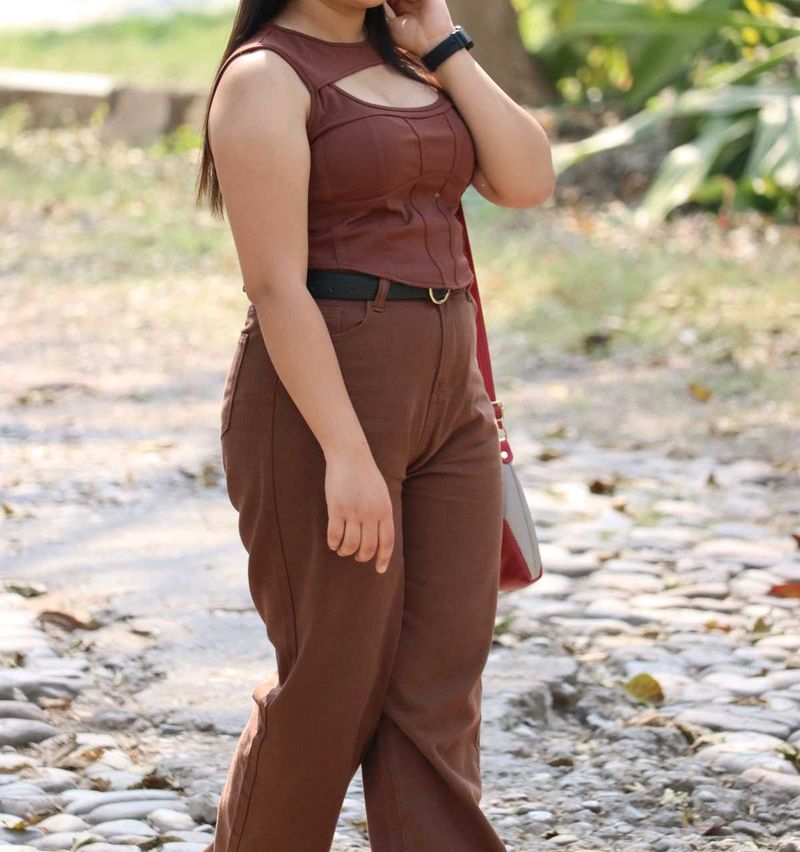 Brown Tank Top