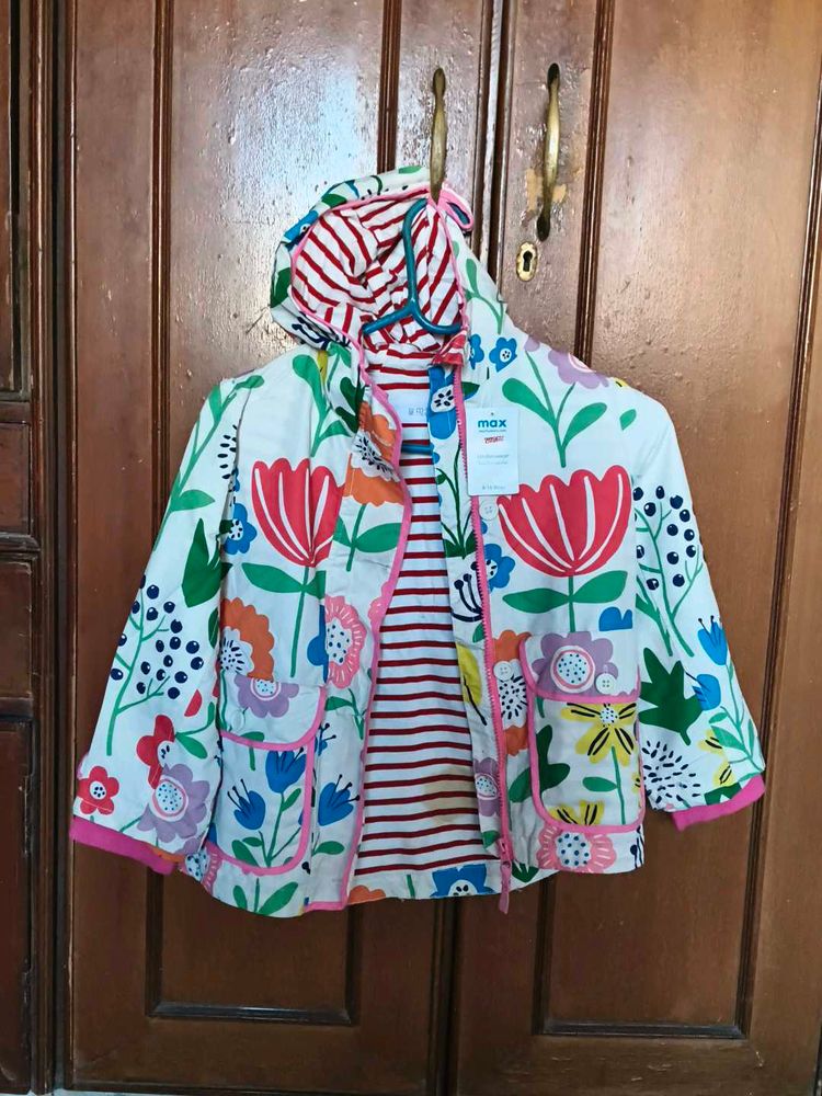 Cute Floral Kids Jacket
