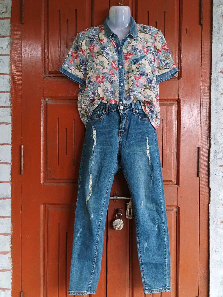 Jeans Top Set