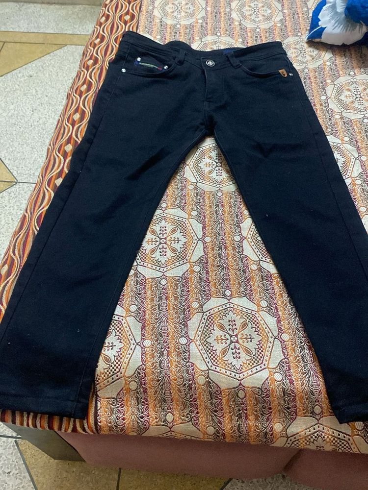 Dark Blue Denim Jeans