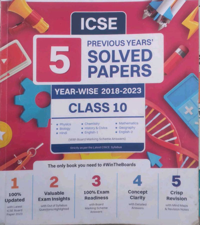 ICSE Class 10th Set Of 4 Books