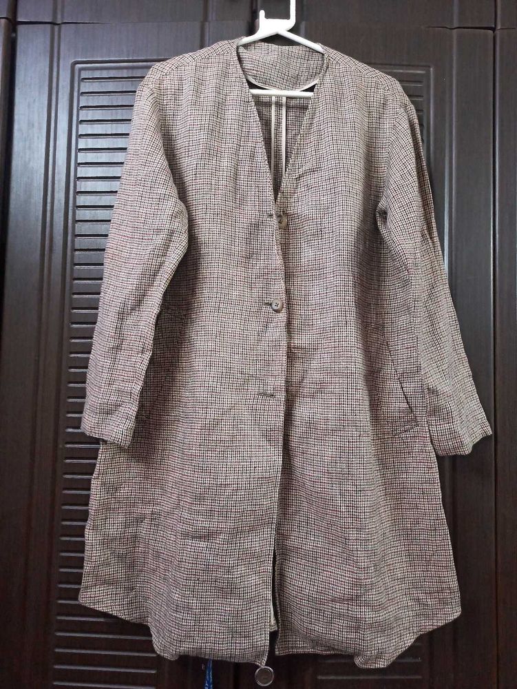 Long Khadi Shrug
